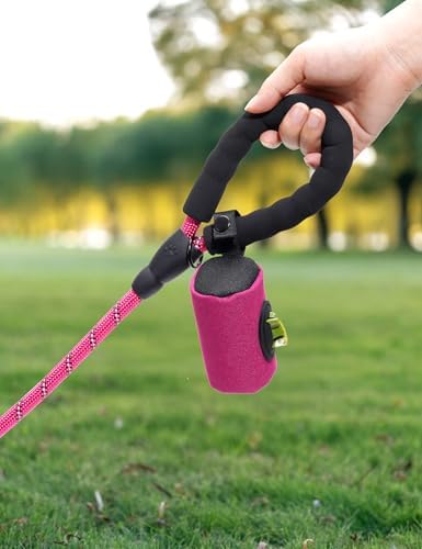 Gobeigo 2-in-1 Dog Poop Bag Holder【Easy Pull-Out Version】(Hot Pink) - Image 3