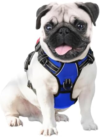 PHOEPET No Pull Dog Harness Medium Reflective Front Clip Vest with Handle - Image 6