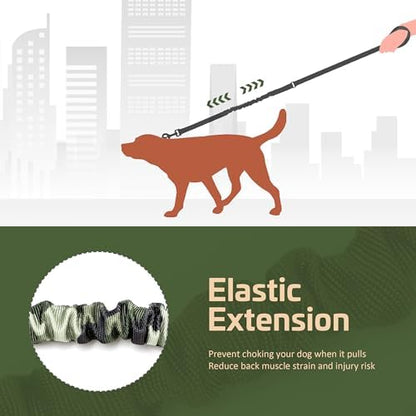 Forestpaw Tactical Dog Leash for Large Dogs, Camo Green, 4-5FT - Image 6