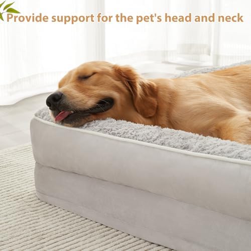 BFPETHOME Orthopedic Washable Dog Bed, Sleeping Couch for Large Senior Dogs - Image 2