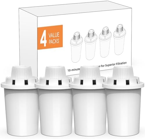 Replacement Filters for PETDOTT Dog Fountain, Water Filter, for Stainless Steel Pet Fountain for Large Dogs- Vertical Filtration for D2223,D2322,D2340,D2341 Lasts Two Months by PETDOTT