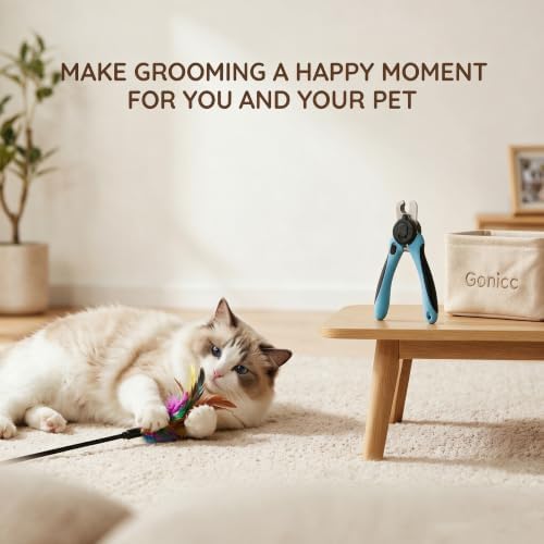gonicc LED Pet Nail Clippers for Small Dogs and Cats - Image 7