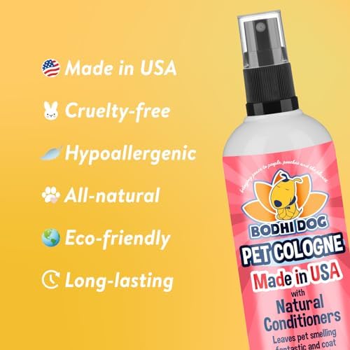 Bodhi Dog Premium Dog Cologne - Deodorizing Dog Perfume & Conditioner for Dogs & Cats - Natural Long Lasting Spray - Keeps Pets Fresh All Day - Gentle, Safe Formula, Made in USA (Sugar Cookie 8 Fl Oz) - Image 3