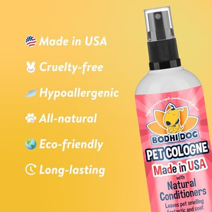 Bodhi Dog Premium Dog Cologne - Deodorizing Dog Perfume & Conditioner for Dogs & Cats - Natural Long Lasting Spray - Keeps Pets Fresh All Day - Gentle, Safe Formula, Made in USA (Sugar Cookie 8 Fl Oz) - Image 3