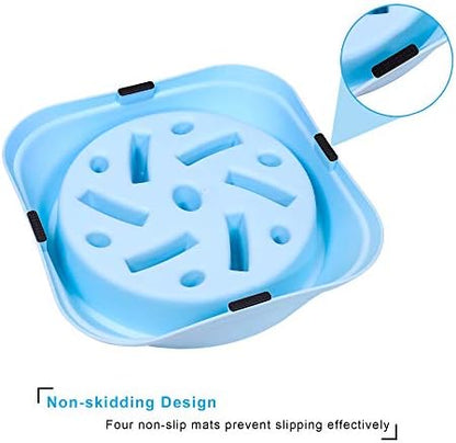 UPSKY Slow Feeder Small Dog Bowl - Anti-Slip Puzzle Bowl Feeder, Interactive Bloat Stop, Anti-Choking - Image 3