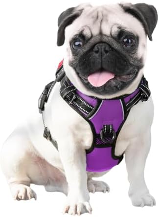 PHOEPET Reflective Dog Harness Large Breed Adjustable No Pull Vest - Image 6