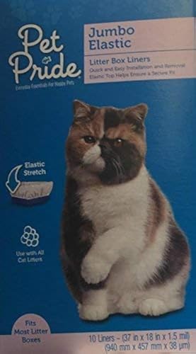 Pet Pride Jumbo Elastic Litter Box Liners (Single Box) by Unknown