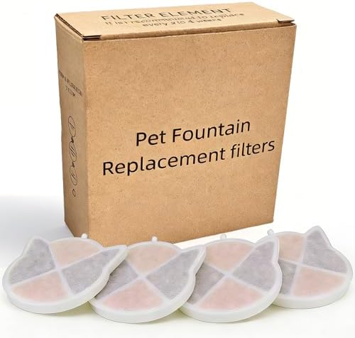 Glass Cat Dog Water Fountain 70oz/2.1L for Cats Dogs with 3 Spray Heads with LED Light,Ultra-Quiet, Automatic Water Dispenser, Glass & Stainless (Filter) by PAWPAWSEN