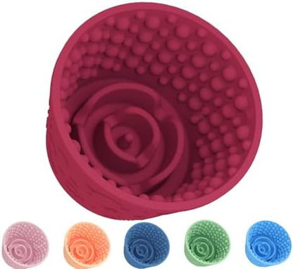Dog Lick Bowl,Anxiety Relief Non-Slip Silicone Treat Bowl,Durable Anti-Choking Long-Lasting Enrichment Slow Feeder Licking Mat for Small Medium Large Breed,Freezable BPA Free Silicone Dishwasher Safe by SMARTTAIL