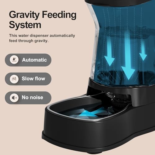 Automatic Dog Water Dispenser, Stainless Steel Bowls Feeder, 100% BPA-Free - Image 2