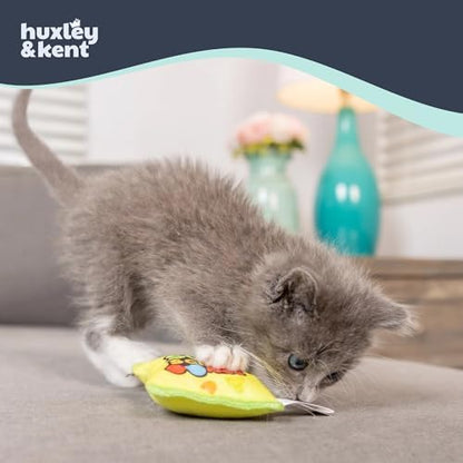 Huxley & Kent Plush Cat Toy - Interactive Catnip Toy for Cats & Kittens - Soft with Crinkle & Catnip - Fun Indoor Play - Sour Scratch Kats - Image 3