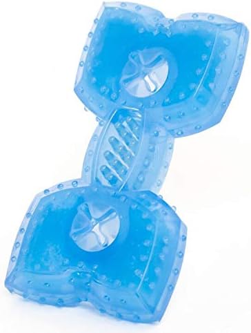 Pet Products Arctic Freeze Fetch Food Cooling Teether Freezable Chew Toy Bone Fit with Treats