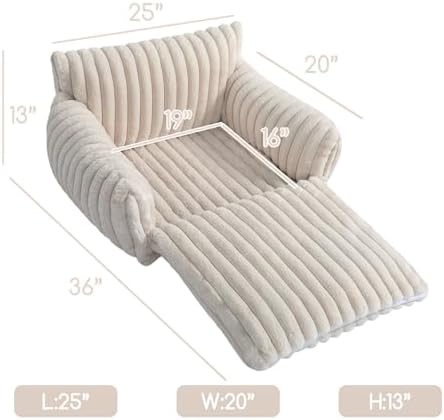 Hollypet Cat Bed Small Dog Orthopedic Couch Beds for Pets up to 20 lbs - Image 3