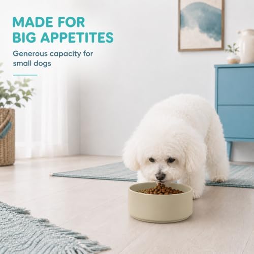 Havniva Ceramic Dog Bowls, 6.1” Dog Food and Water Bowl, Pet Feeding Bowl - Image 6