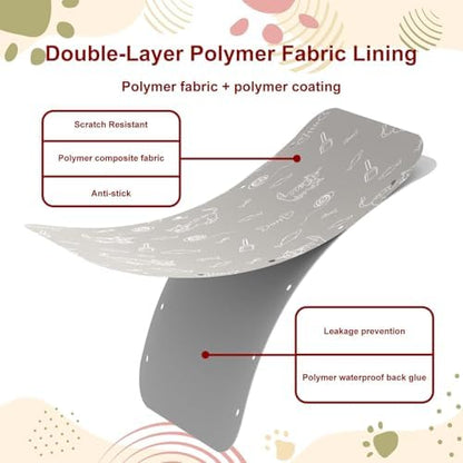 Designed Waterproof Pads for The Bottom of Lohhuby Automatic Litter Box Rollers; Waterproof, Tear-Resistant - Image 3