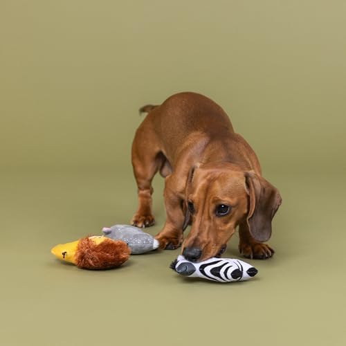 Fringe Studio Plush Dog Toy, 3 Pieces Set, Meet ME AT THE Zoo, Pet Shop Collection (662175) - Image 4