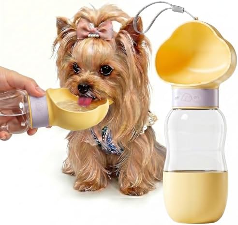 Portable Dog Water Bottle, Travel Bowls, Doggy Food Container by Unknown