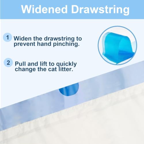 36" x 18" Extra Large Cat Litter Box Liners,Trash Drawstring Tray bags - Image 5