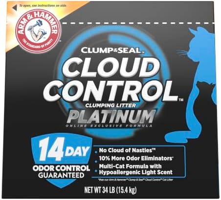 ARM & HAMMER Cloud Control Platinum Clumping Cat Litter, 34 lb - Image 2