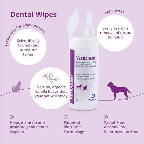 Vetradent Dental Wipes,60 ct,(Pack of 2) - Image 3