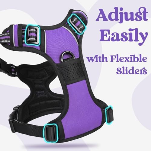 rabbitgoo Dog Harness Small Sized, Updated Easy On & Off with 3 Buckles - Image 4