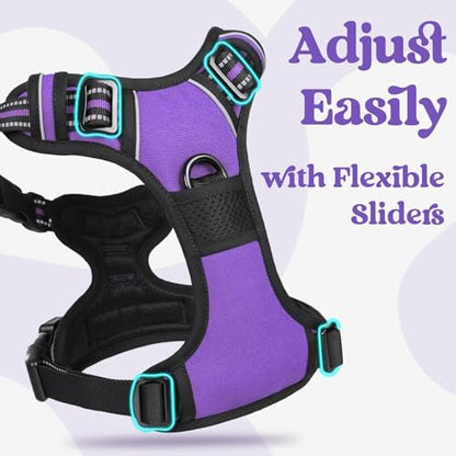 rabbitgoo Dog Harness Small Sized, Updated Easy On & Off with 3 Buckles - Image 4