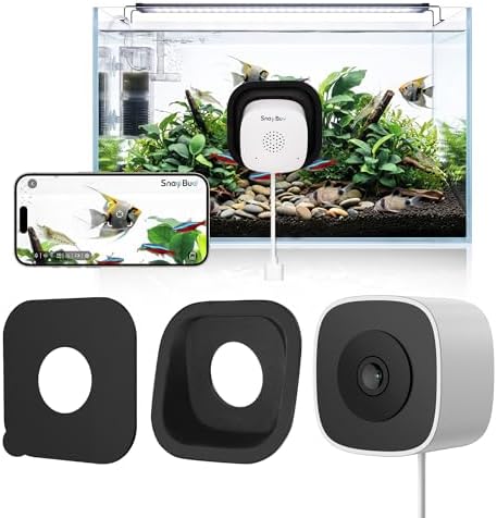 3MP 2K AI Reptile Aquarium Camera, Close-Focus Lens for Fish Tank Terrarium by SnapBud