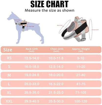 Dog Harness, No-Pull Reflective Dog Vest, Breathable Adjustable Pet Harness with Handle for Outdoor Walking - No More Pulling, Tugging or Choking - Image 4
