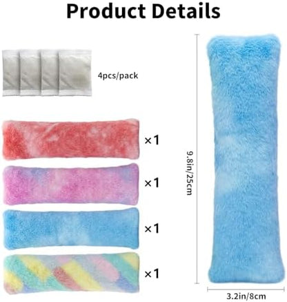 HoneyGuaridan Cat Toys Pillows, 4 Pack, Soft and Durable Crinkle Sound with Catnip Inside,Indoor Interactive Cat Kicker Toy - Image 6