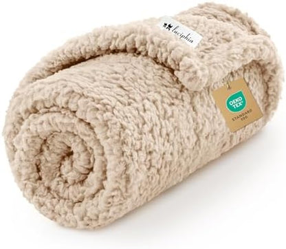Luciphia Ultra Soft Sherpa Fleece Dog Puppy Cat Blanket for Small Pets by luciphia