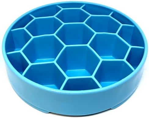 SodaPup Honeycomb Enrichment Bowl – Durable Enrichment Feeder Made in USA from Non-Toxic, Pet-Safe, Food Safe Material for Mental Stimulation, Slowing Down Eating, Healthy Digestion, & More - Image 2
