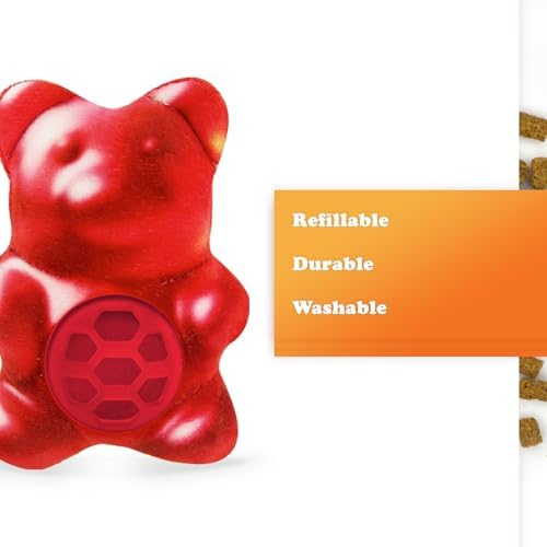 Meowijuana Knock 'n' Nibble Gummy Bear Treat-Dispensing Cat Toy - Image 5