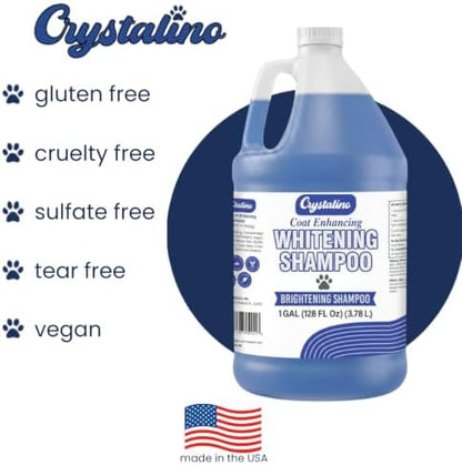 (1 Gallon) Dog Whitening Shampoo for White Dogs, Purple Dog Shampoo Whitening for Dogs White Coat, Blueberry Facial, para Perros Blancos - Image 6