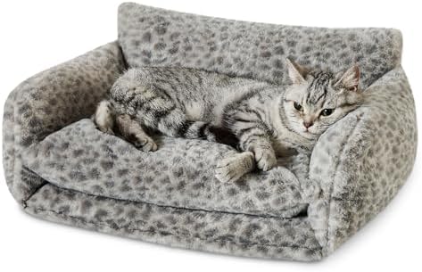 Hollypet Cat Bed Small Dog Orthopedic Couch Beds for Pets up to 13 lbs by Hollypet
