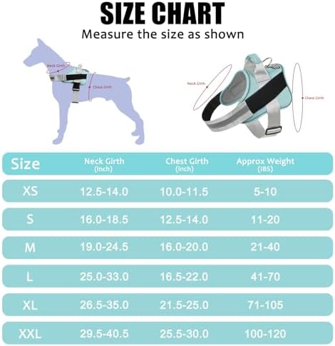 Dog Harness, No-Pull Reflective Dog Vest, Breathable Adjustable Pet Harness with Handle for Outdoor Walking - No More Pulling, Tugging or Choking - Image 4