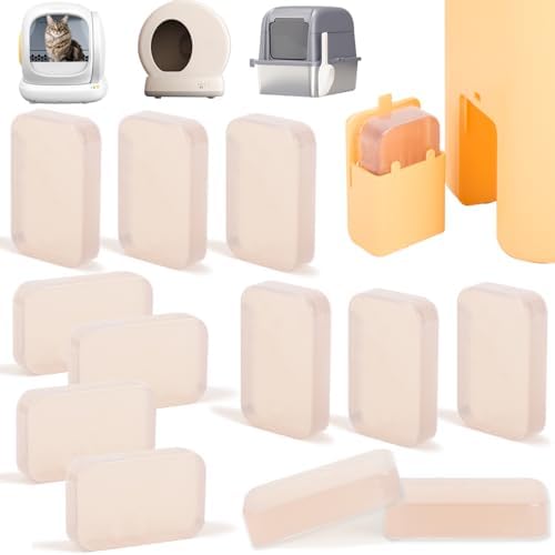 Pet Odor Eliminator for Meowant Self Cleaning Cat Litter Box, Cat Toilet Odor Control Deodorant Gel,Suitable for MW-SC01/MW-SC02/MW-SC03/ MW-SC09 Litter Box(12 Pack, Mild Scent) by POPIPEN
