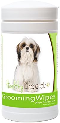 Healthy Breeds Shih Tzu Grooming Wipes 70 Count White by HealthyBreeds