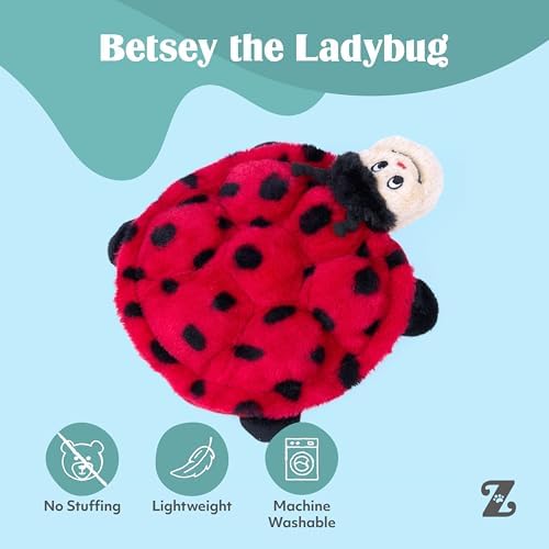 ZippyPaws Squeakie Crawler No Stuffing Dog Toy to Keep Them Busy - 10" - Image 4