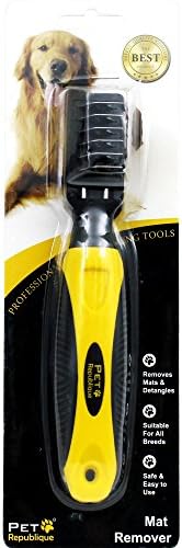 Pet Republique Dematting Tool for Dogs – Matt Splitters for Dogs, Cats, Rabbits, Long Haired Breed Pets – Effective Mat Remover, De-Matting Comb, or Dematter - Rake Super-Sharp Teeth Design - Image 3