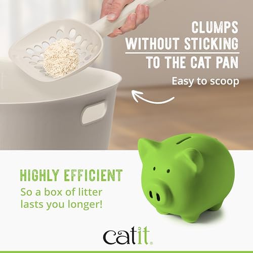 Catit Go Natural Pea Husk Clumping Cat Litter, Unscented, 12.3 lbs - Image 6