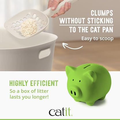 Catit Go Natural Pea Husk Clumping Cat Litter, Unscented, 12.3 lbs - Image 6