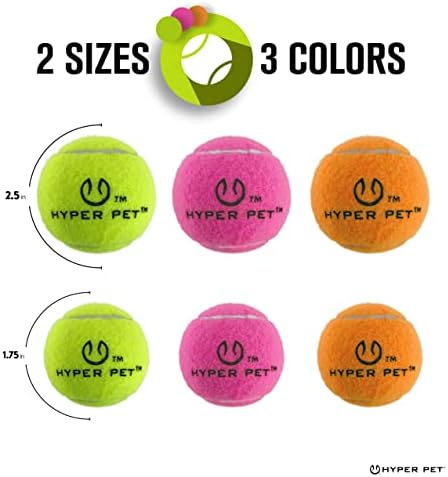 Hyper Pet MINI Tennis Balls for Dogs Safe Dog Toys & Tennis Balls for Exercise, Training, Hyper Pet K9 Kannon Dog Ball Launcher) Bright Colored Interactive Orange Pack of 4 - Image 7