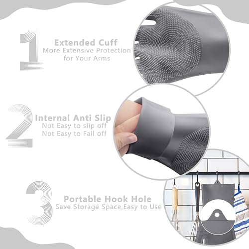 Pet Grooming Gloves—Dog Washing Gloves with High-Density Teeth - Image 6