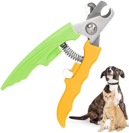 Yellow Green Dog Nail Clipper Pet Nail Clipper for Dogs and Cats by Histotree