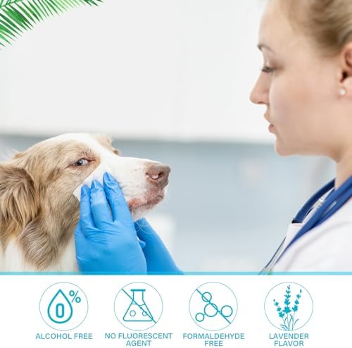 Treela 10 Pack Dog Pet Wipes, 80 Count Paws Body, Coconut - Image 3