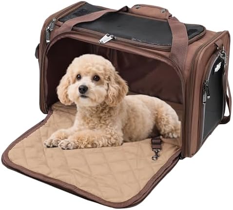EliteField Deluxe Soft Pet Carrier for Cats and Dogs (3-Year Warranty) by EliteField