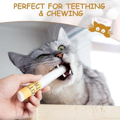 Nocciola 3 Pack Catnip Toys for Cats, Funny Cat Toys Filled with 100% Pure Organic Catnip, Safe Kitten Teething Chew and Kicker Toys, Stress Relieving Fun for Indoor Cats - Image 5