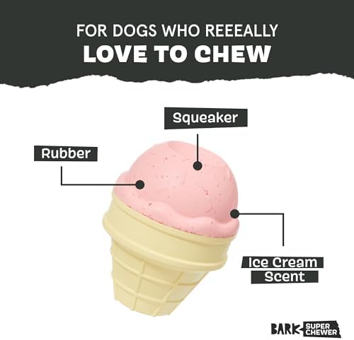BarkBox I-Squeak Cone Dog Toy for Large Dogs, Perfect for Treat Spreading with a Wacky Bounce for Endless Playtime - Image 2