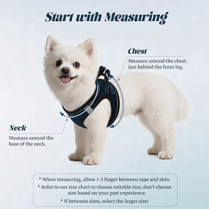 No Pull Dog Puppy Harness and Leash Set Reflective Mesh Vest X-Small - Image 2
