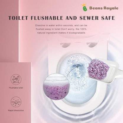 2pcs Pack (6L x 2) Tofu Cat Litter, Clumping Kitty Litter, Flushable,Pea Fiber,Dust Free, Odor Control, Low Tracking, Lightweight (Lavender) - Image 4